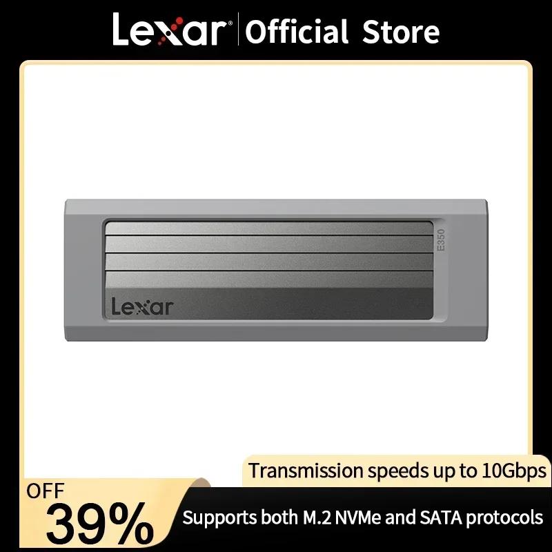 Lexar E350 M.2 SSD Ŭ NVMe/SATA   C Ÿ,  ˷̴  ϵ ̺ ̽, 10Gbps 